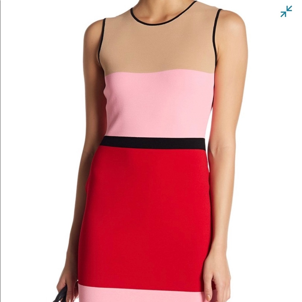COPY - NWT DVF Color block Sheath Dress